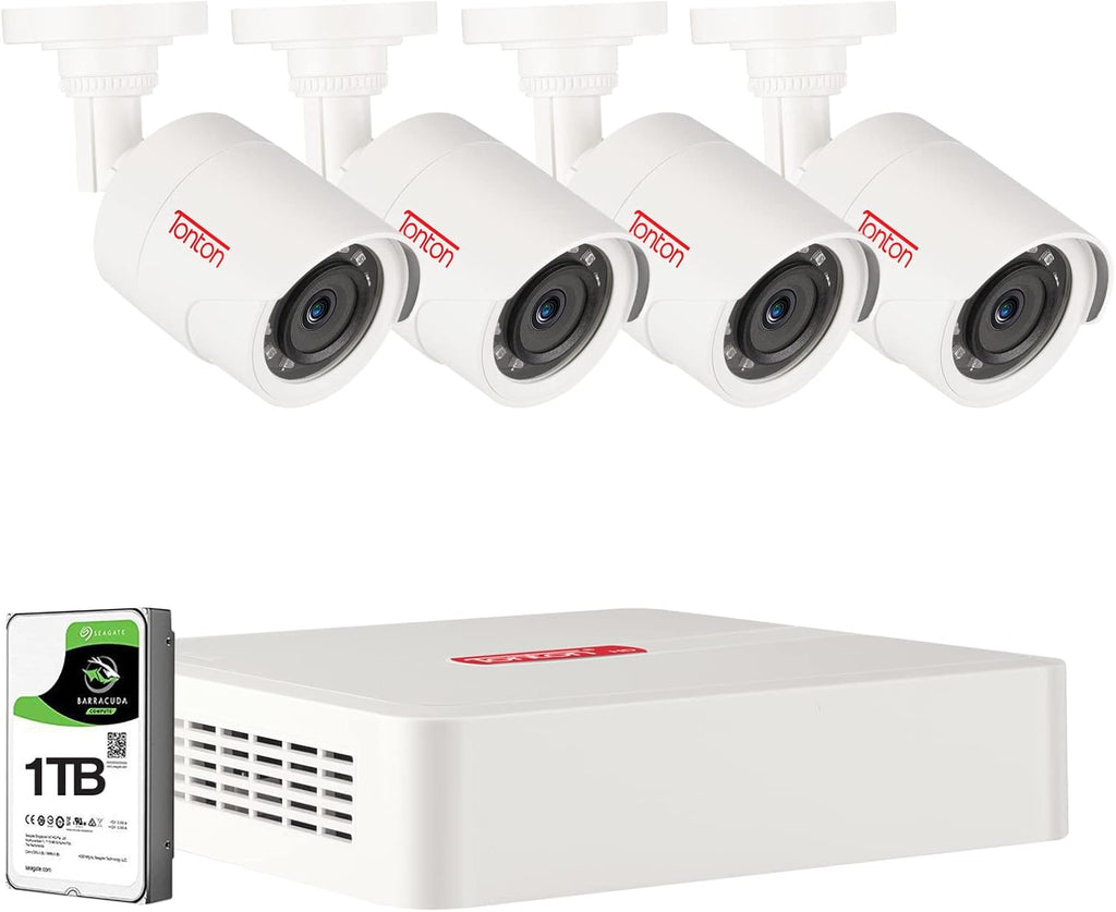 8 Channel 5MP Security Camera System with 2TB HDD and 8 Bullet Cameras B39934