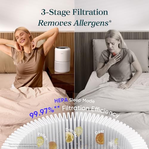 White 3-in-1 HEPA Air Purifier X2300