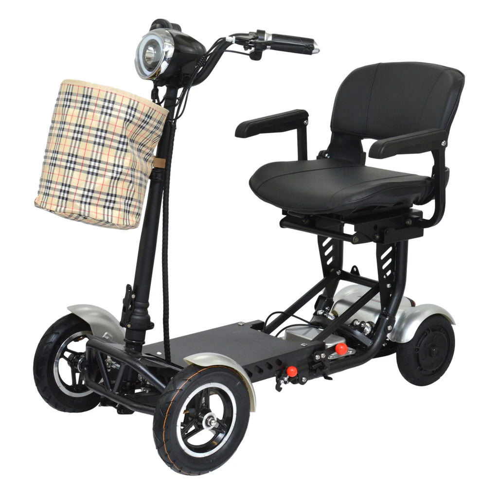 Compact Electric Scooter with Adjustable Seat and Padded Armrests R787