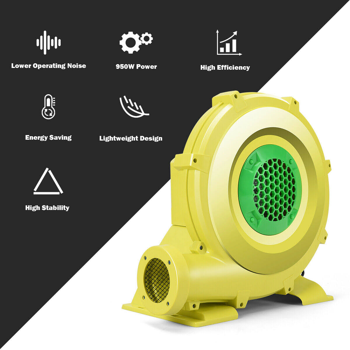 1.0 HP Air Blower Pump for Inflatable Bounce House Y444341