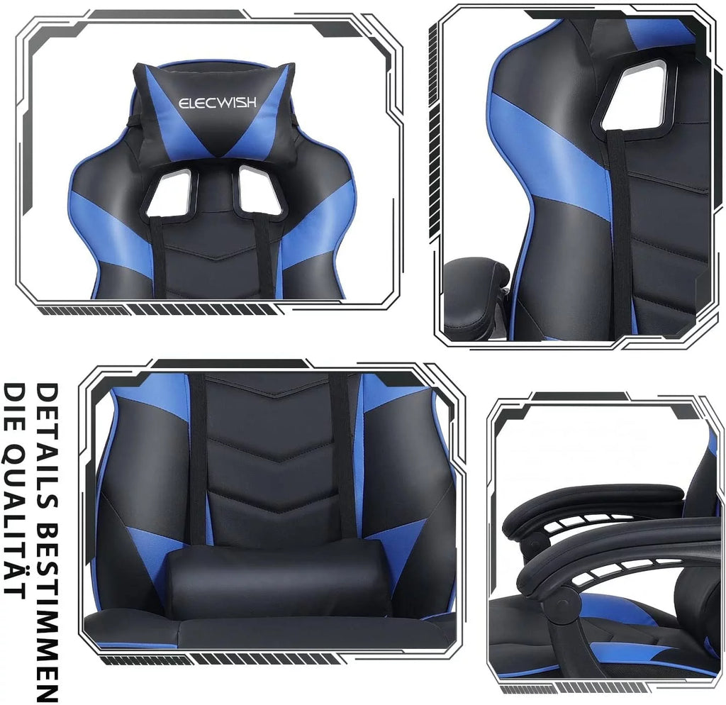 Reclining Ergonomic Gaming Chair with Footrest G880