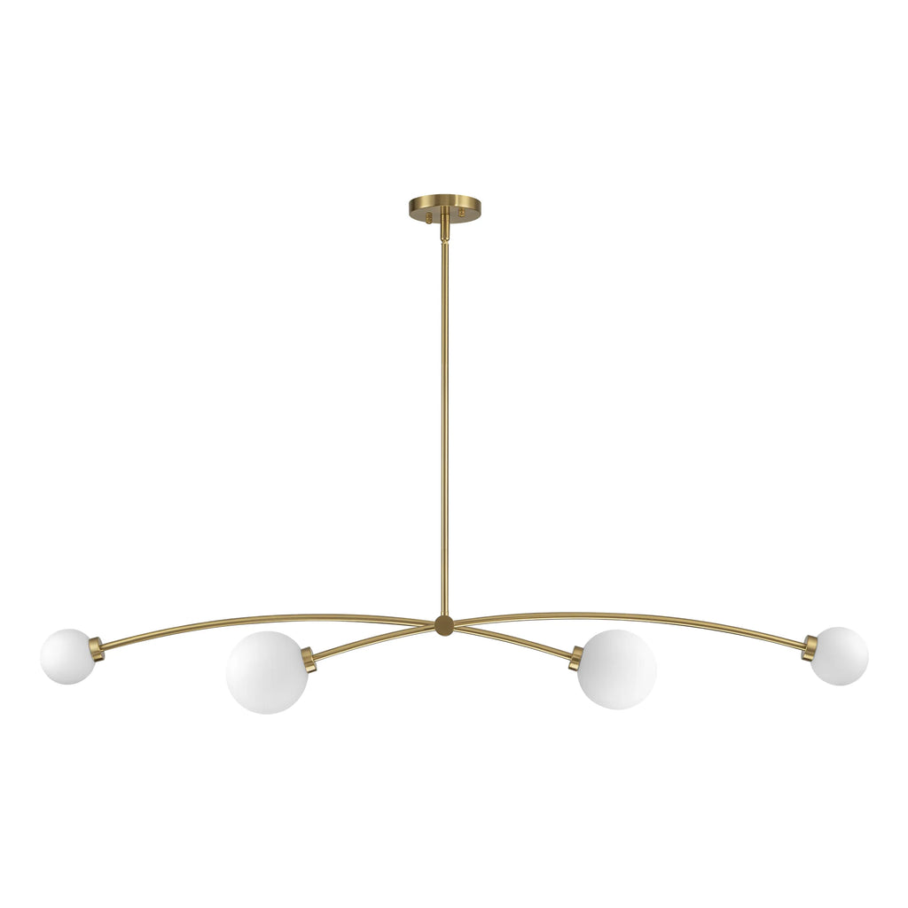 4-Light Sputnik Linear Globe Pendant Y474