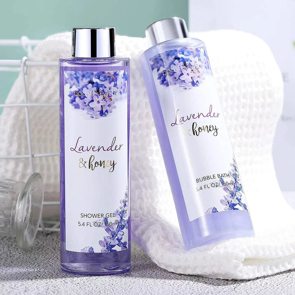 8 Pcs Lavender and Honey Spa Gift Sets Q68858