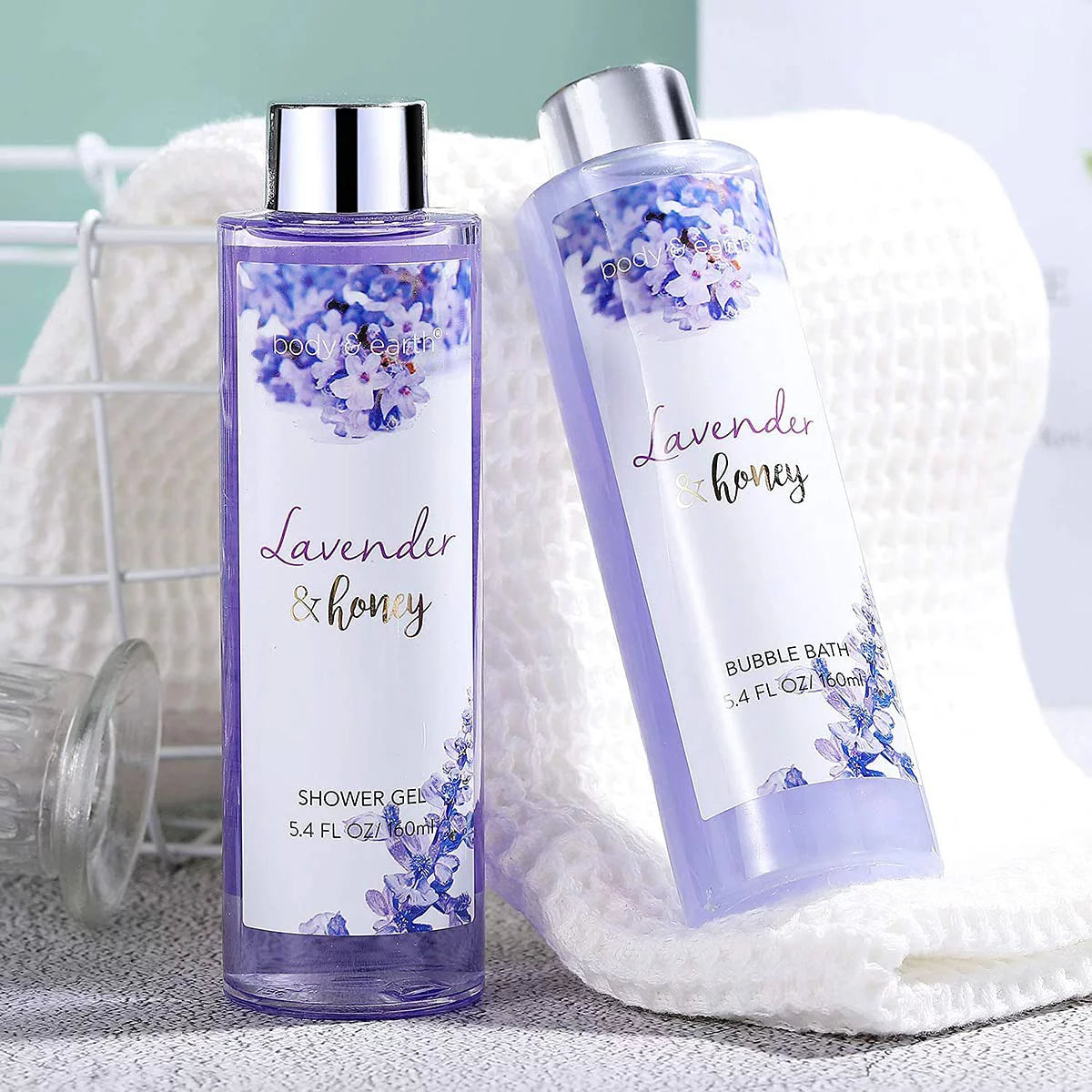 8 Pcs Lavender and Honey Spa Gift Sets Q68858