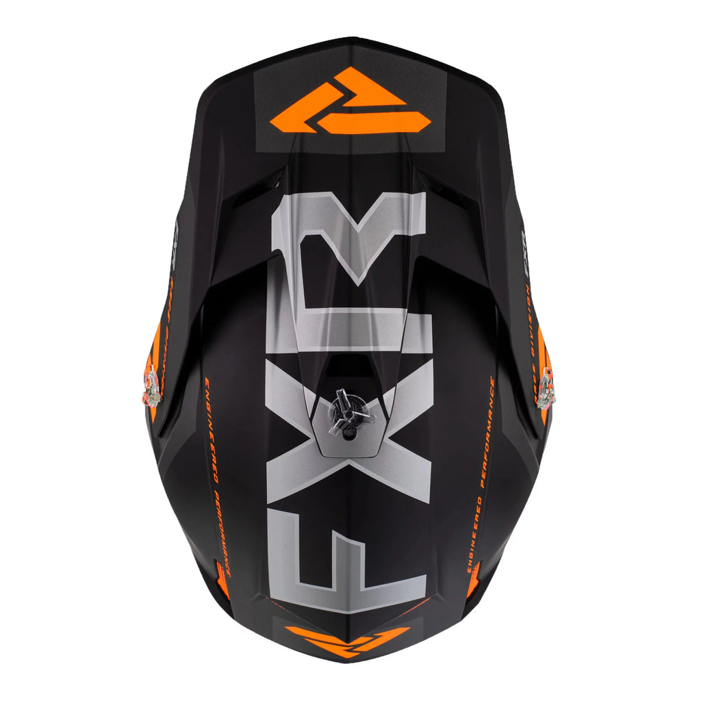 Black Orange Small Open Face Helmet G121791
