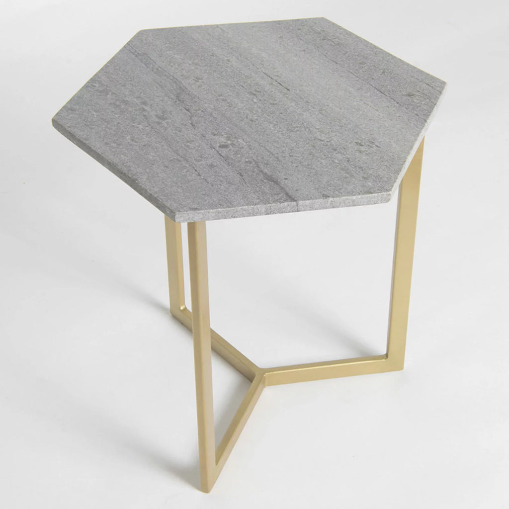 Marble Top Accent Table F4691