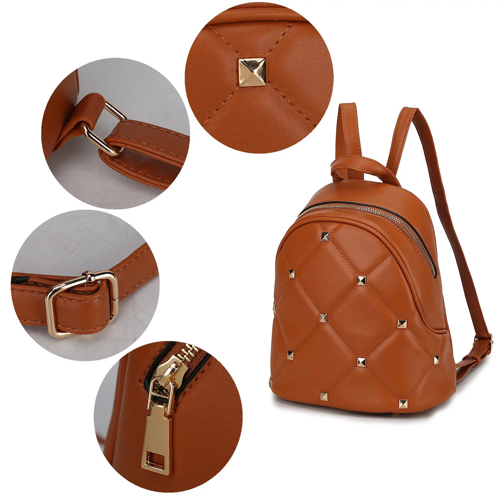 Vegan Leather Medium Backpack F937250