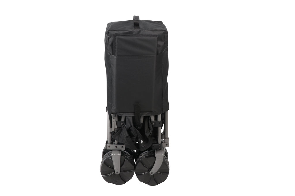 Folding Wagon with Extension Handle, Black R394066