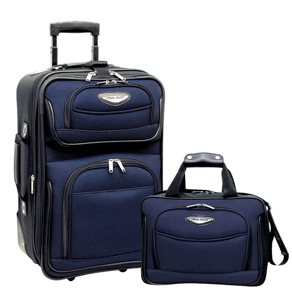 2-Piece Carry On Luggage Set - Navy A27580