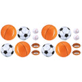 16 Pcs Inflatable Beach Ball Set W129996