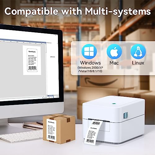 Thermal Barcode Printer with Bluetooth & USB Connection A58457