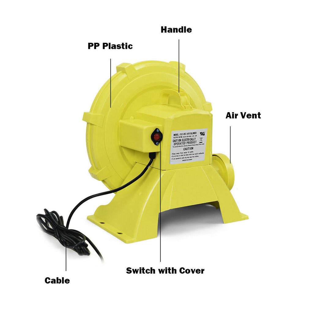 1.0 HP Air Blower Pump for Inflatable Bounce House Y444341