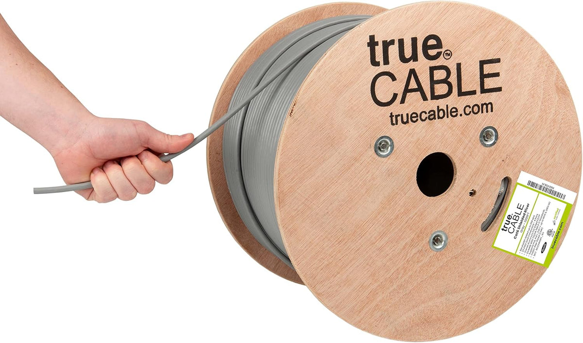 1000ft Red 23AWG Solid Bare Copper Bulk Ethernet Cable J697