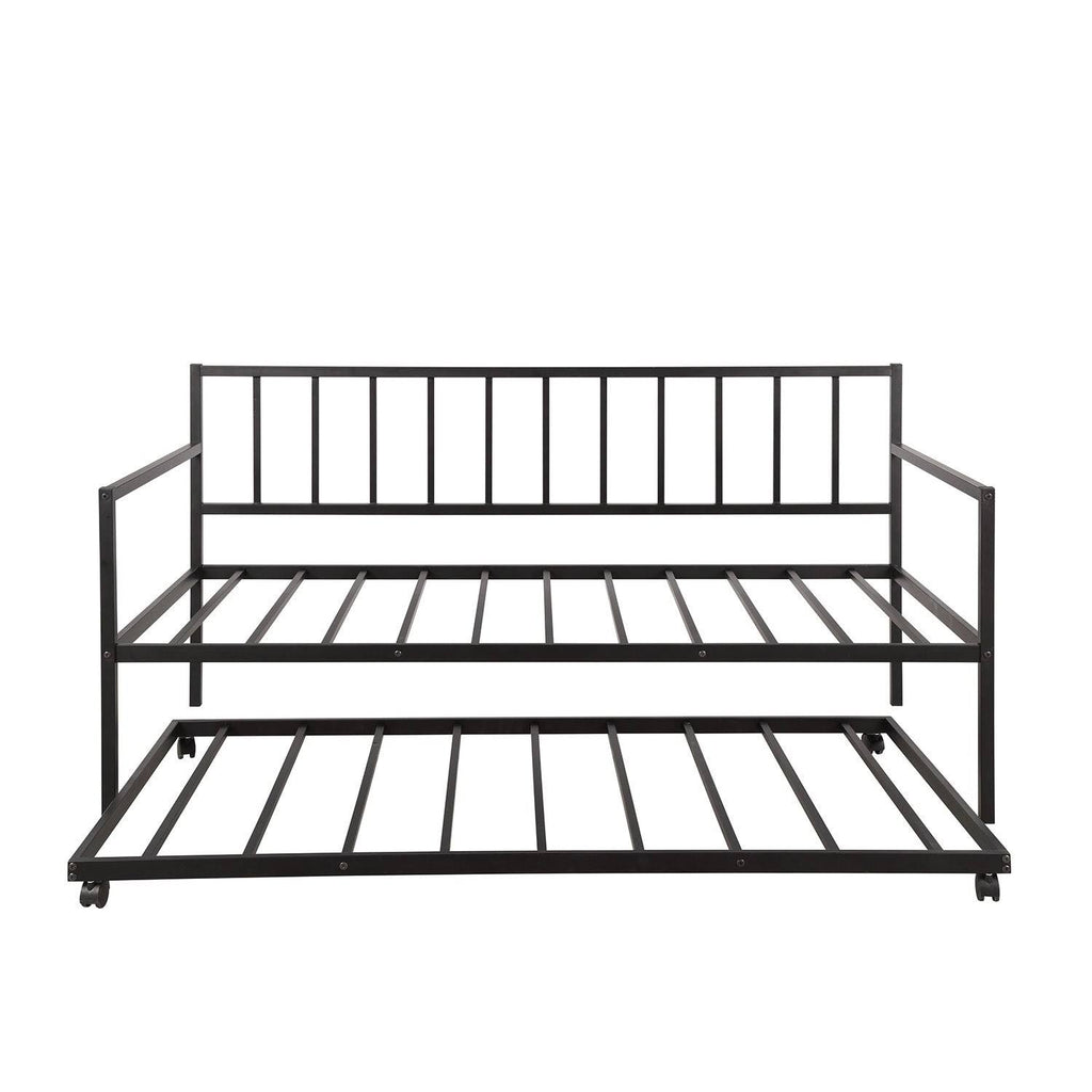 Twin-size Metal Daybed with Trundle I583
