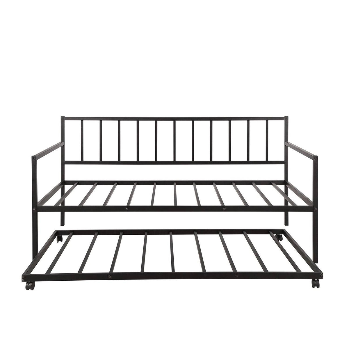Twin-size Metal Daybed with Trundle I583