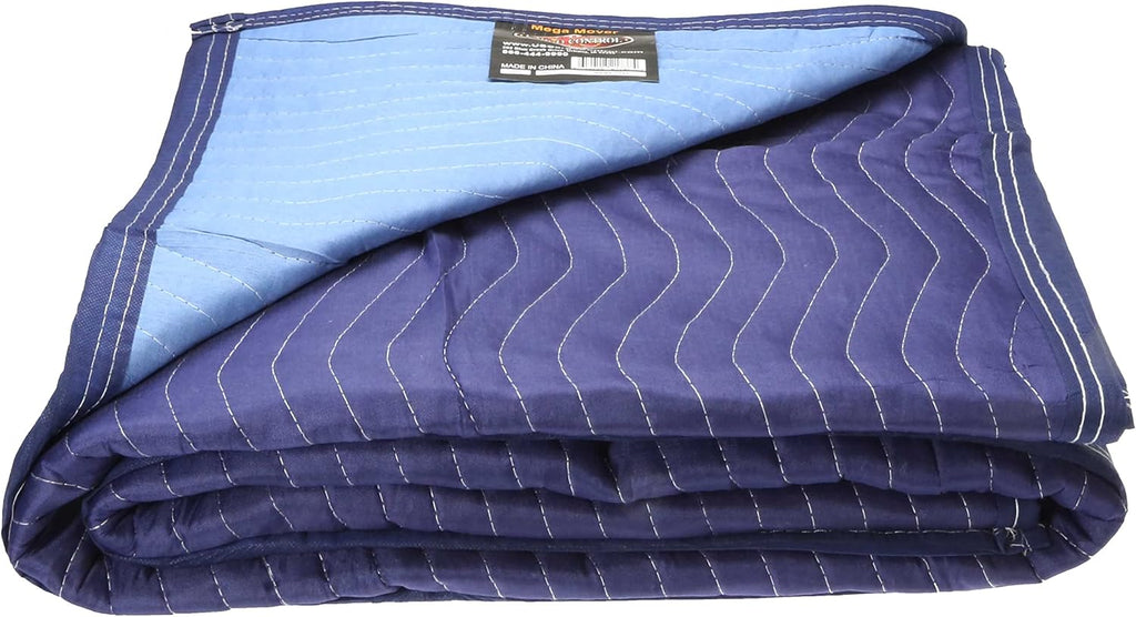 Blue Polyester Moving Blankets 12 Pack B945