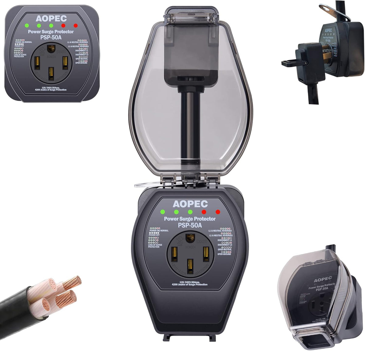 50 Amp RV Surge Protector J71502