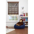 Cordless Faux Wood Blind Dark Oak 43.5 x 72 in. S8056