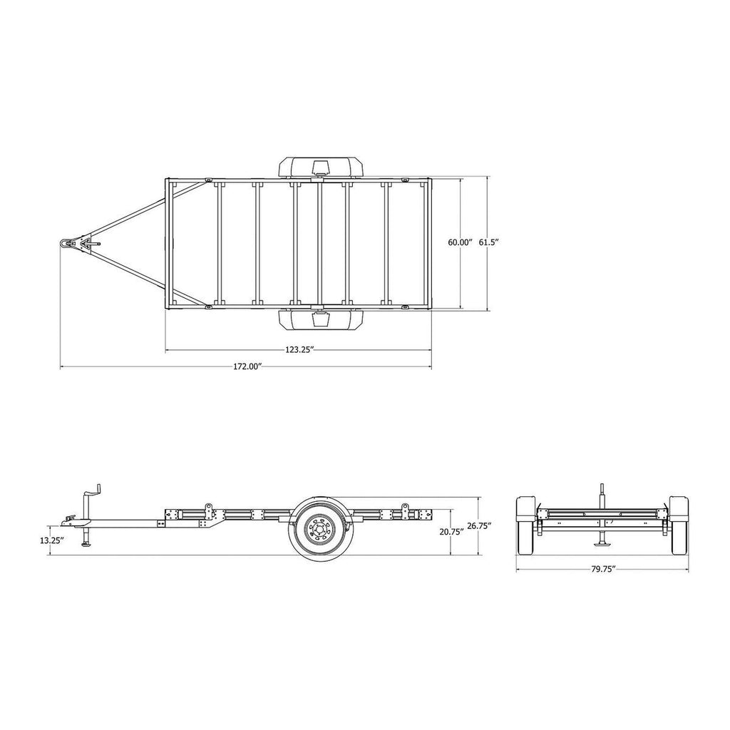 5 ft. x 10 ft. Utility Trailer Y68797