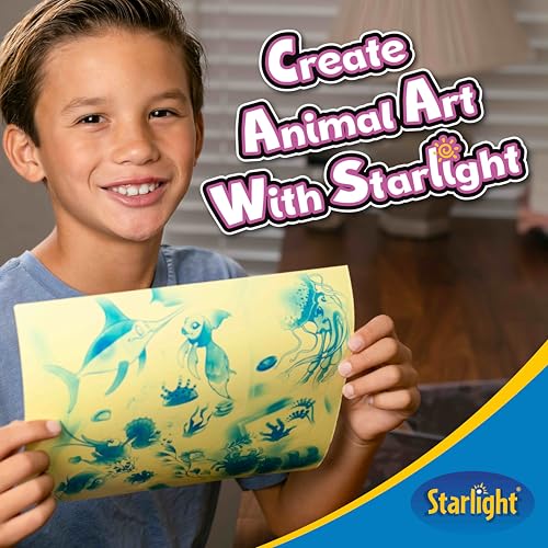 Light-Activated Paper Art Kit with UV Flashlight D6850