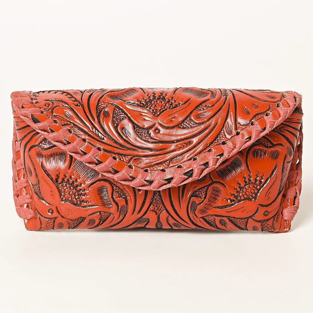Genuine Leather Sunglass Case Handbag O782