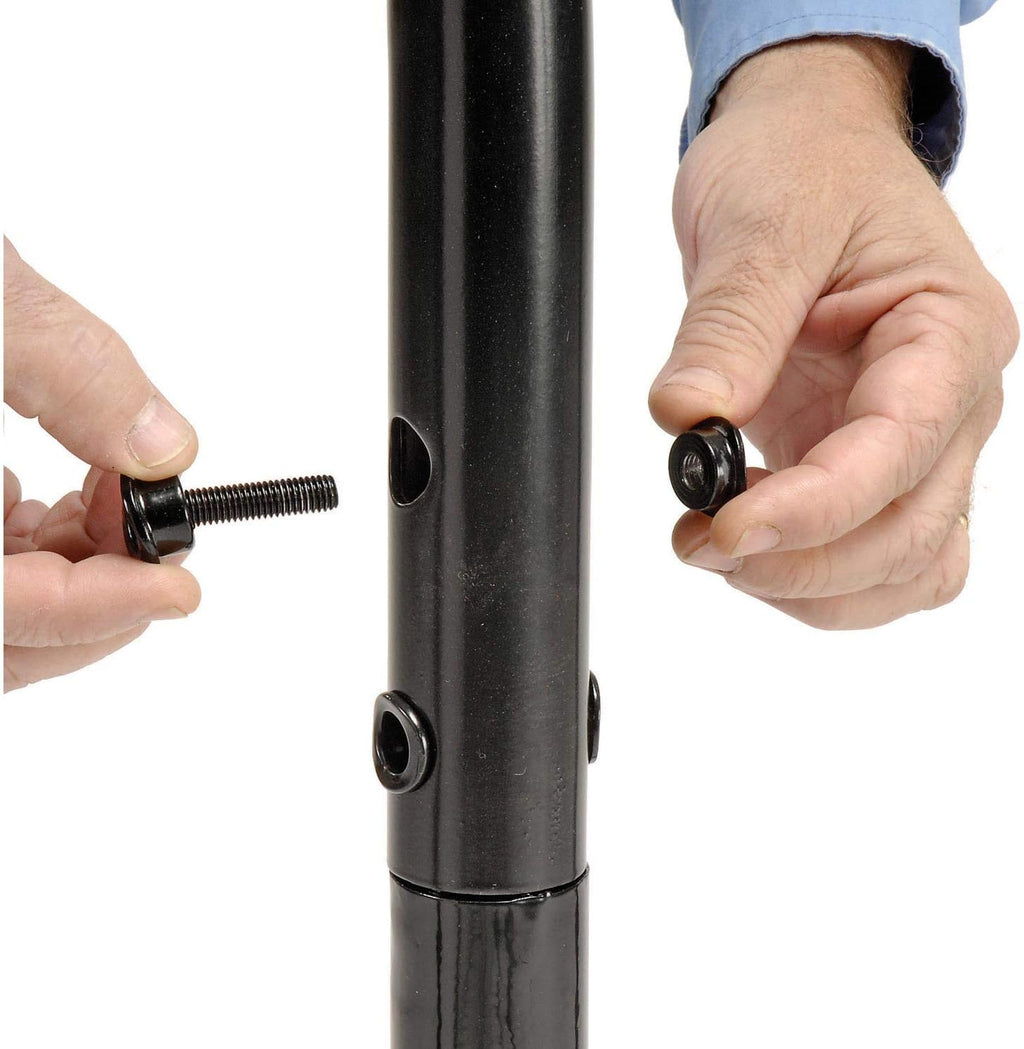 68L Black Flange Mount Bike Rack, 7-Bike Capacity T9559