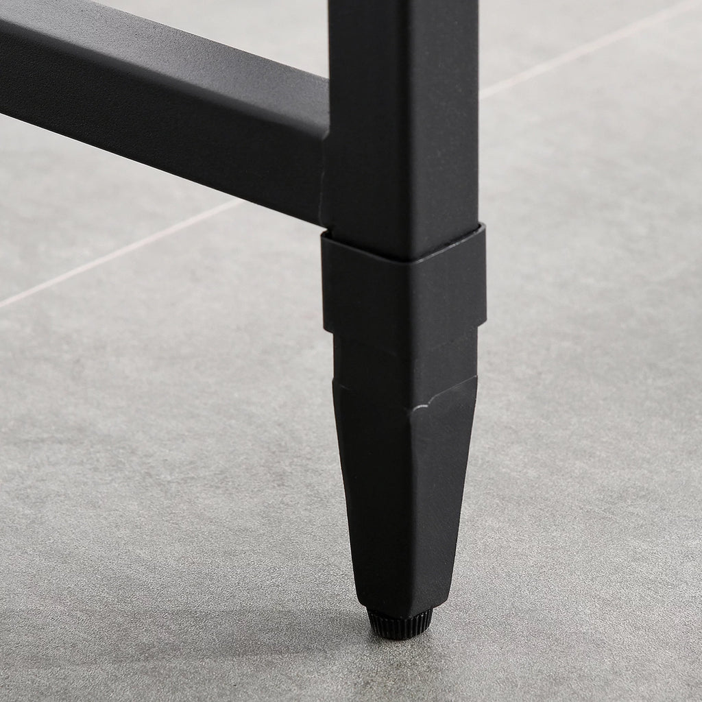Rustic Industrial Bar Table with Metal Legs S3630