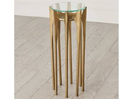 Antique Brass Accent Table N61725