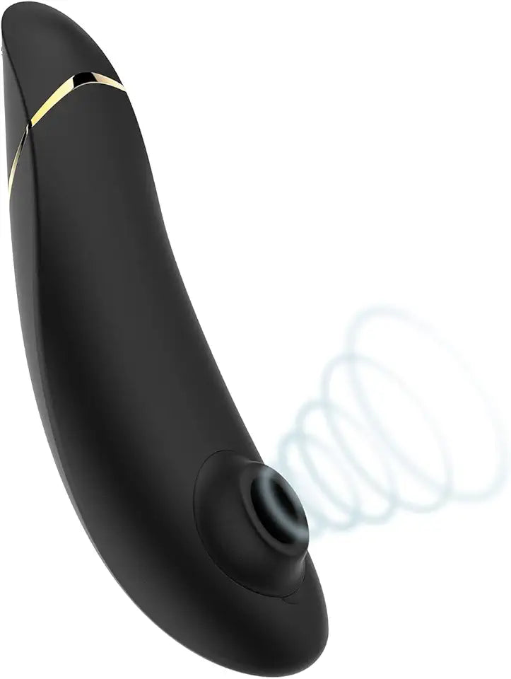 Black Clitoral Suction Vibrator with 12 Speeds T2979