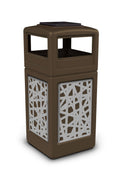 Brown 42 Gallon Trash Can G98243