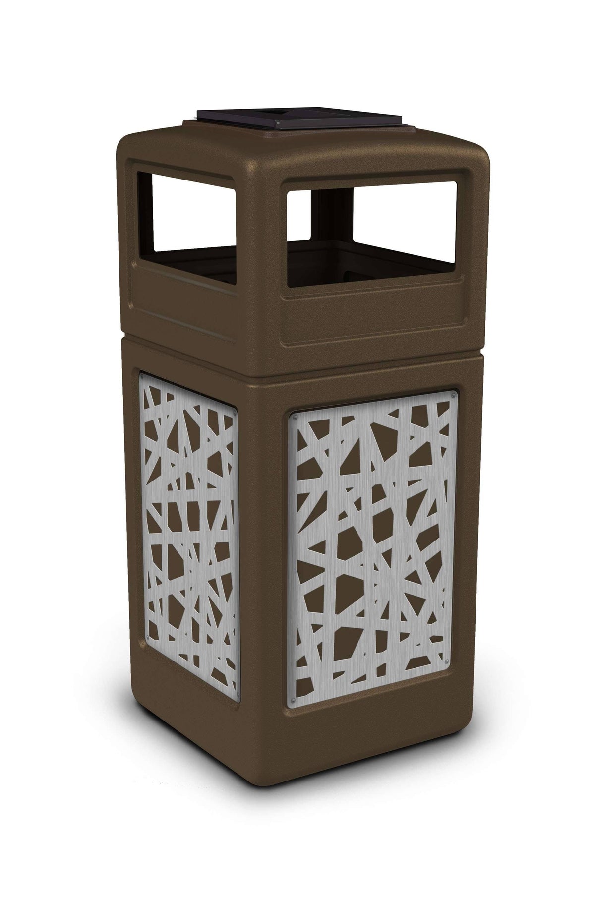 Brown 42 Gallon Trash Can G98243