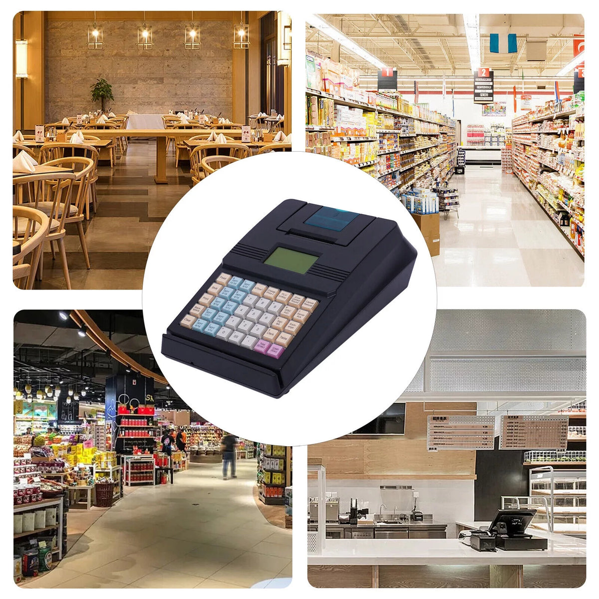 Electronic Cash Register LCD Display Z8254
