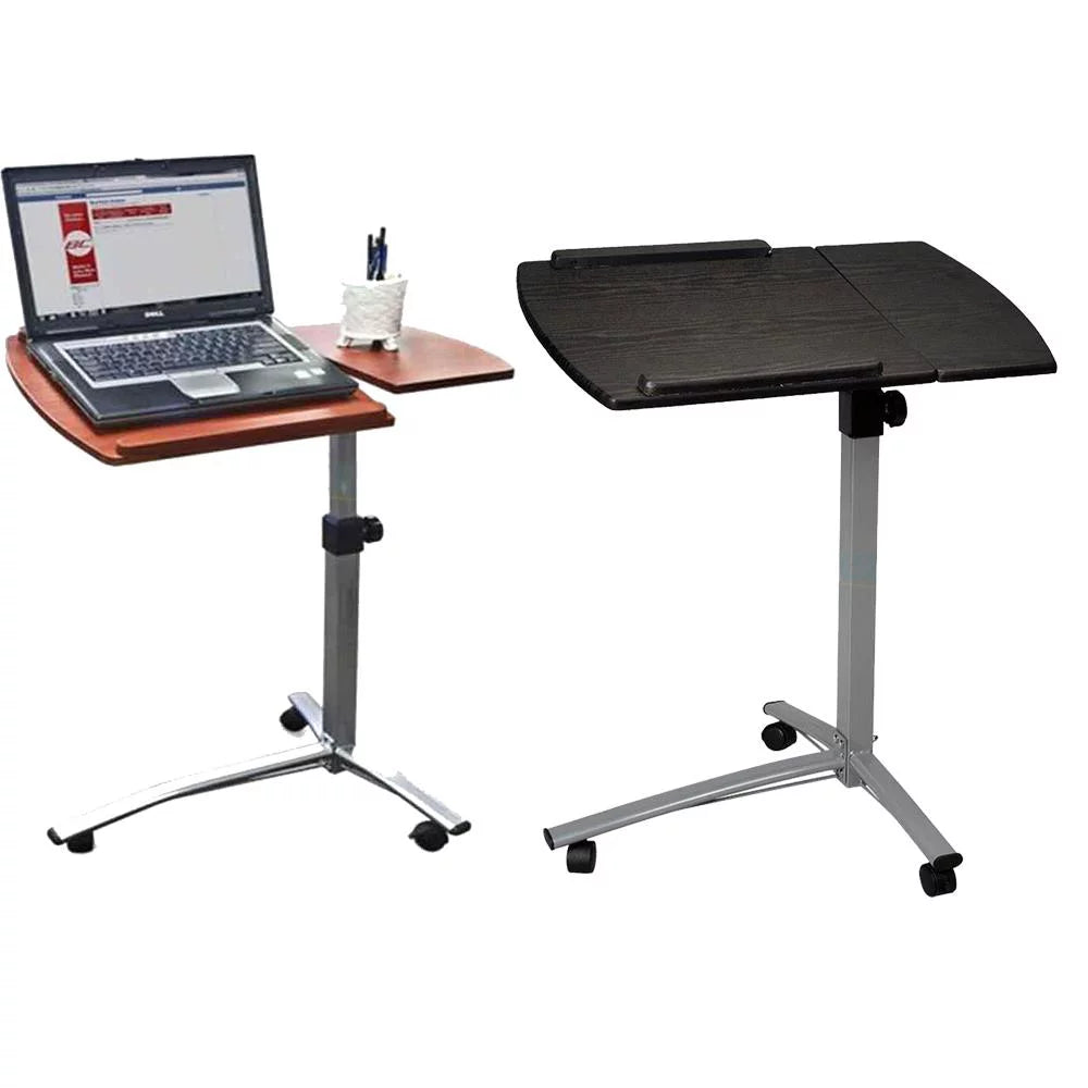 Adjustable Laptop Table with Wheels, Black C41970