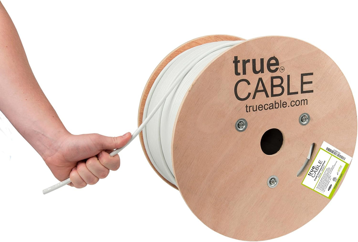 1000ft Red 23AWG Solid Bare Copper Bulk Ethernet Cable J697