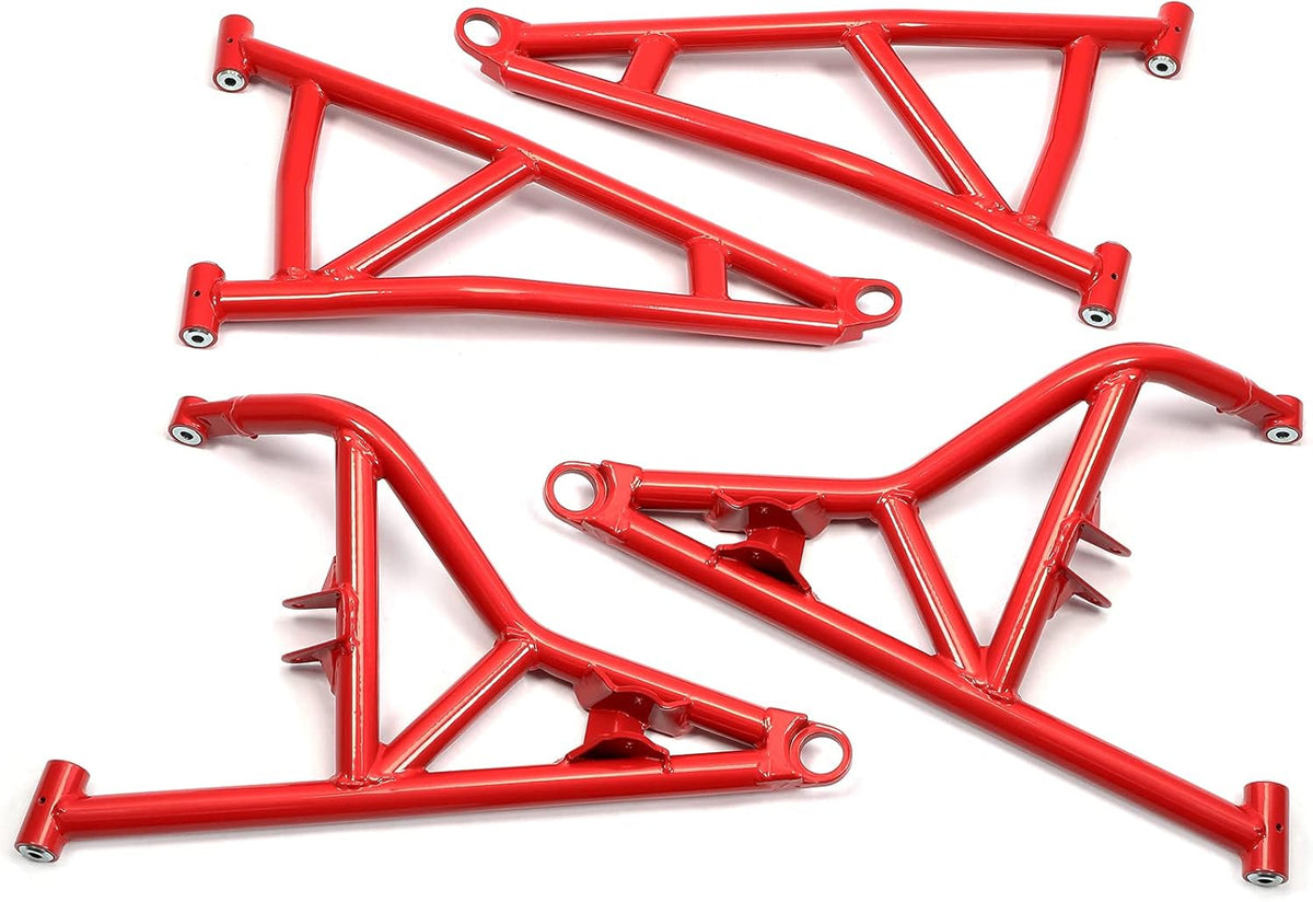 4 A Arms Upper & Lower Rods A-Arms Powder Coated Heavy Duty R4200