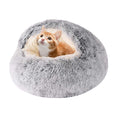 Hooded Round Dog Bed & Cat Cave P9151
