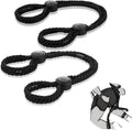 Black 2 Pcs Rope Handcuffs Ankle Cuffs F950828