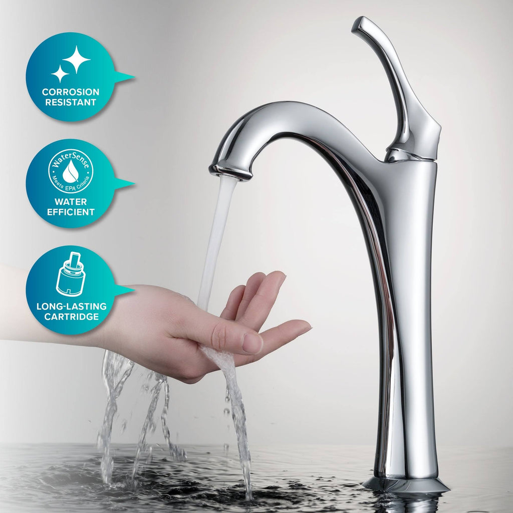 Oil Rubbed Bronze Bathroom Sink and Faucet Set I546