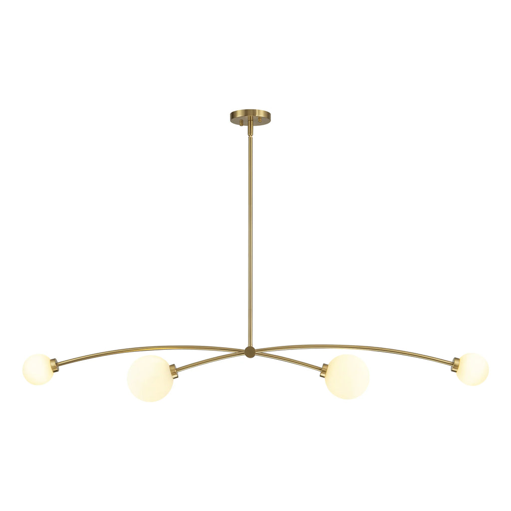 4-Light Sputnik Linear Globe Pendant Y474