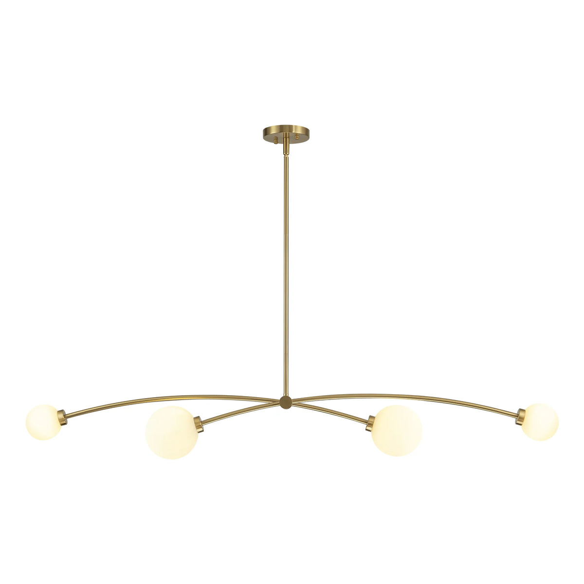 4-Light Sputnik Linear Globe Pendant Y474