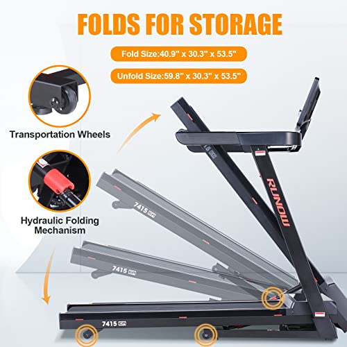 Foldable Treadmill with Incline P97107