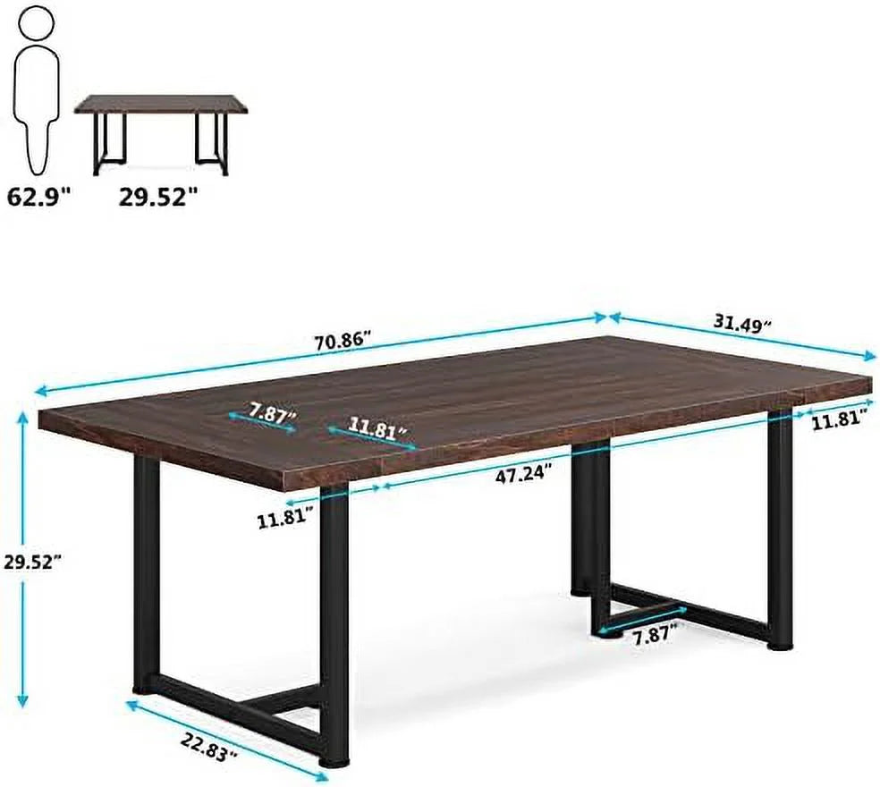 Brown Wooden Executive Desk Y86879