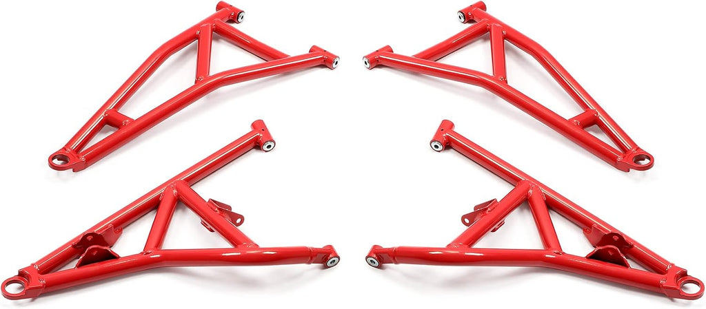 4 A Arms Upper & Lower Rods A-Arms Powder Coated Heavy Duty R4200