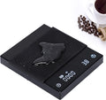 Black 2kg 0.1g Digital Coffee Scale with Timer Pack of 2 Y897281