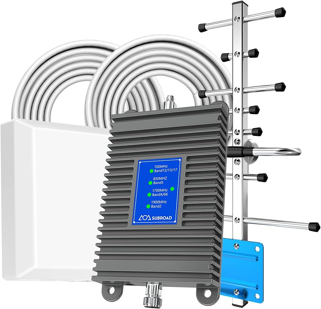 Cell Phone Signal Booster for Home, GSM 3G 4G LTE 5G, Up to 4,500 sq ft Y818