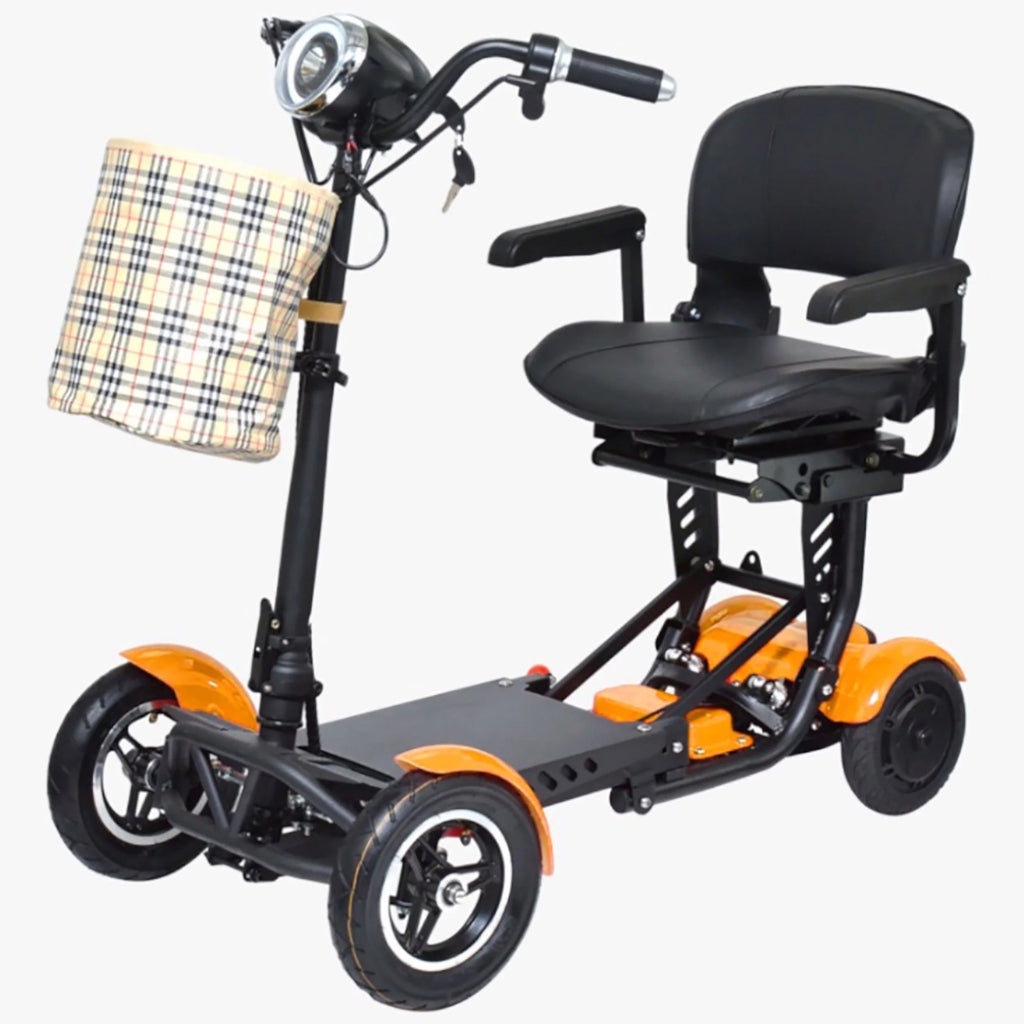 Compact Electric Scooter with Adjustable Seat and Padded Armrests R787