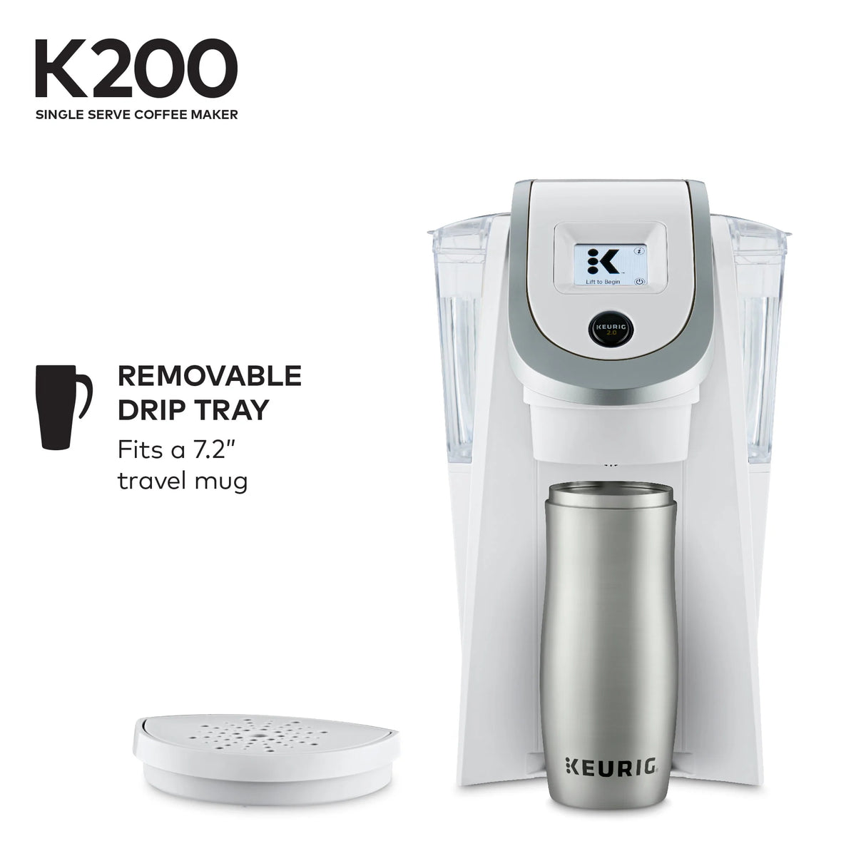 Single-Serve K-Cup Pod Coffee Maker U93856