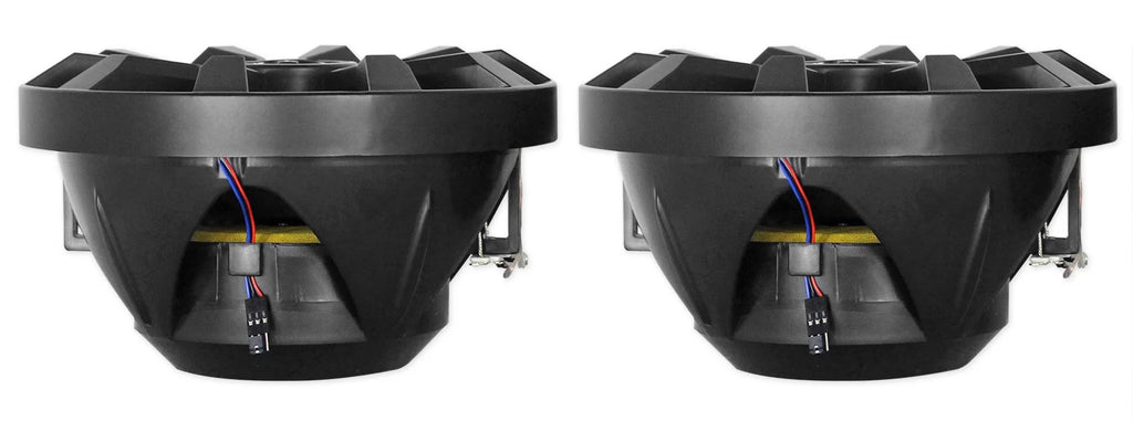 8" LED 900 Watt 360° Swivel Black Aluminum Wakeboard Tower Speakers S3836
