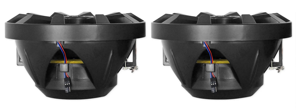 8" LED 900 Watt 360° Swivel Black Aluminum Wakeboard Tower Speakers S3836