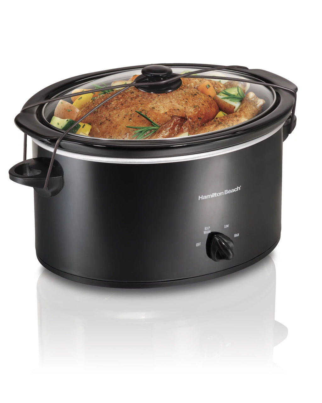 5 Quart Portable Slow Cooker with Removable Crock N76265